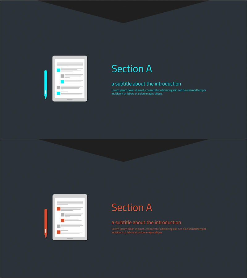 웹사이트 템플릿 간지 – 효과적인 정보 전달