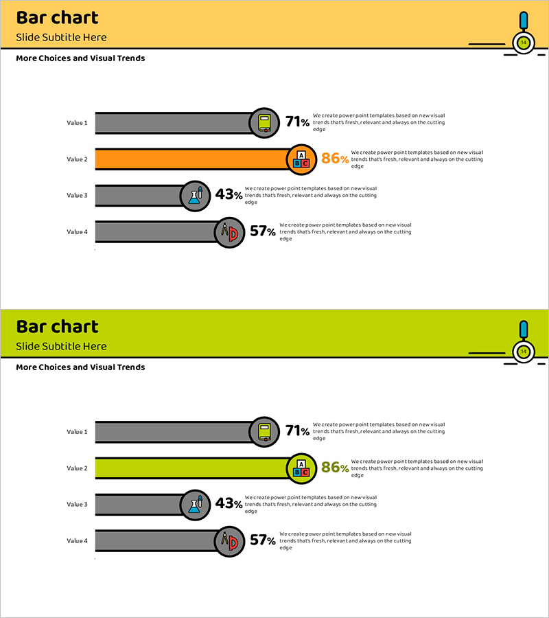 과목 순위 그래프 – 성과 직관화