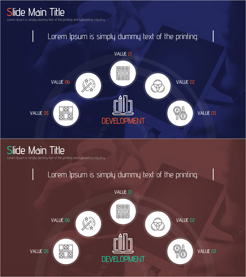 서비스 발전 영역 다이어그램