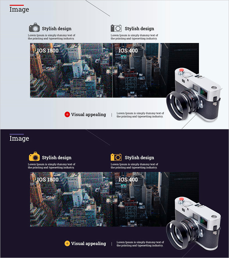 사진촬영 화질 비교 – 화질과 스타일의 조화