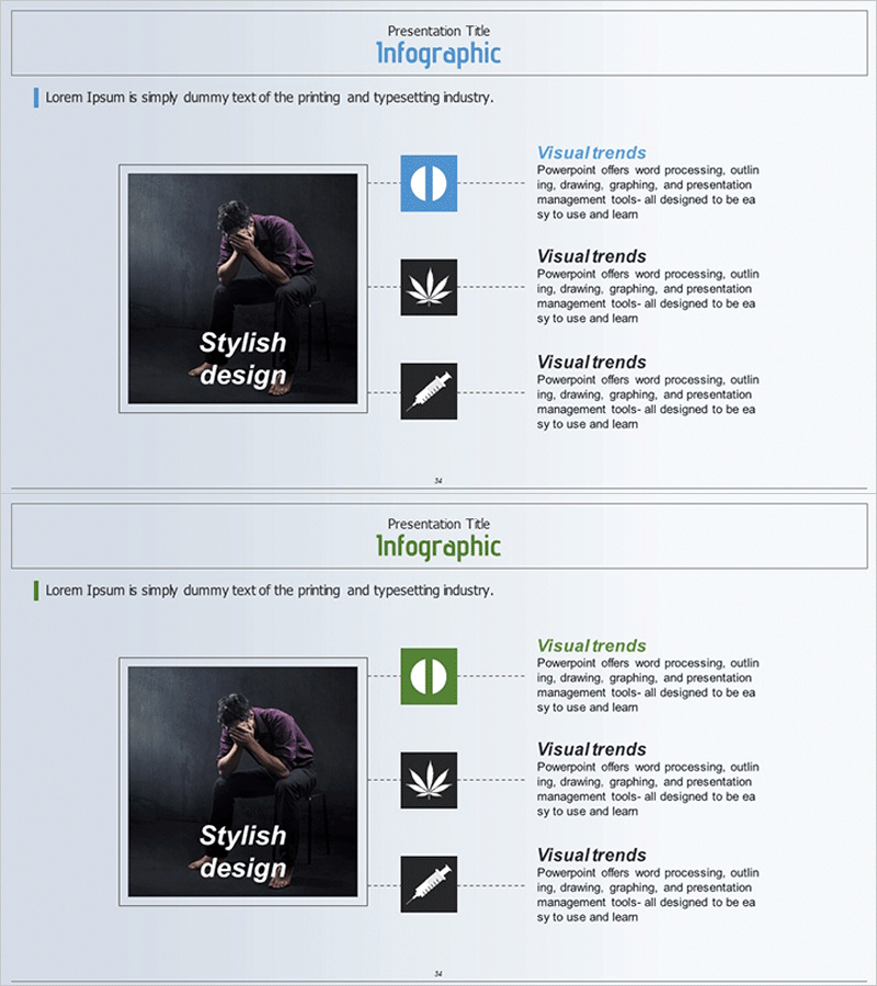 마약 중독의 심각한 문제점 – 클러스터와 연결 다이어그램으로 보여주는 인포그래픽