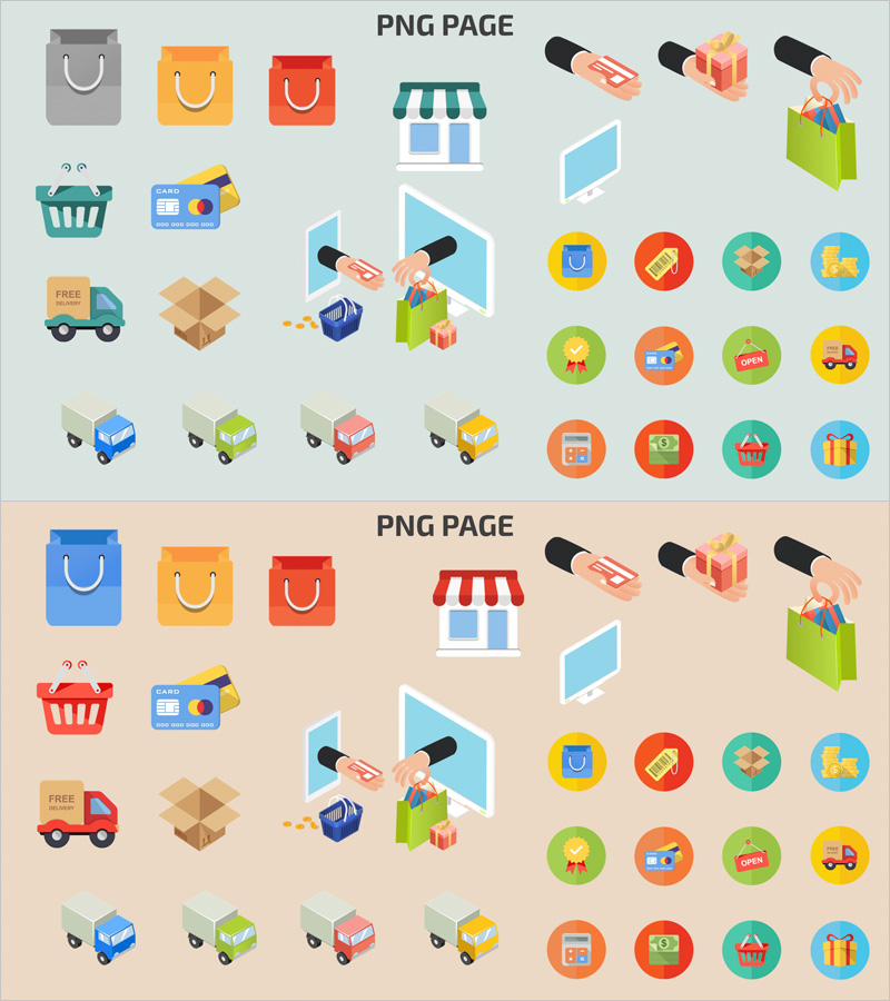 온라인 쇼핑 활용을 위한 아이콘 모음 – 간편한 쇼핑의 즐거움