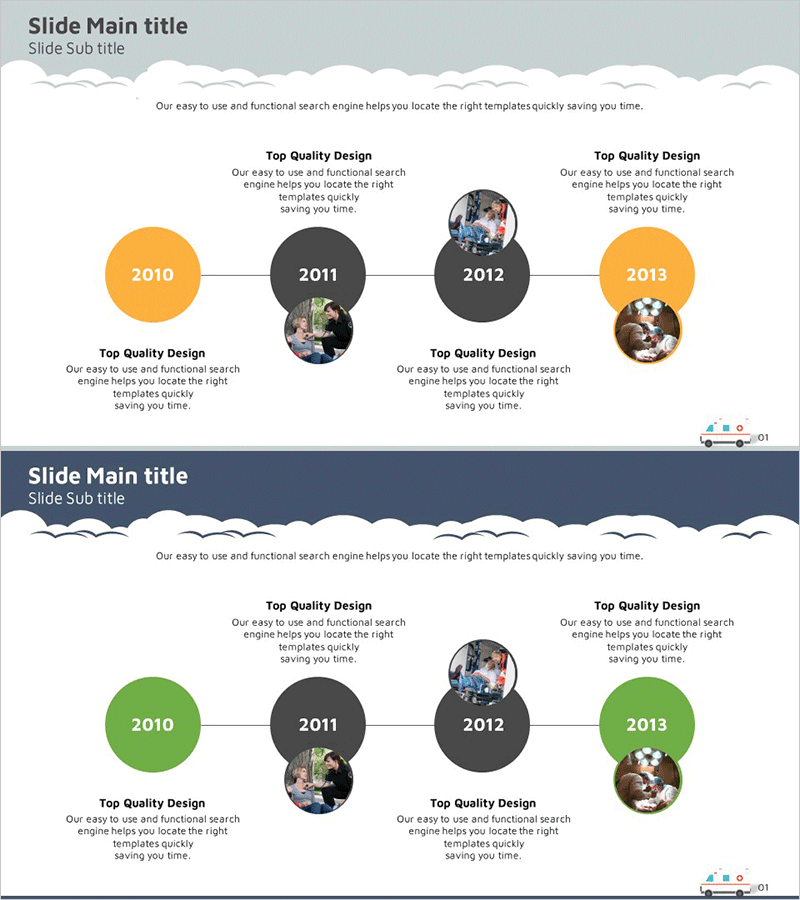 클러스터 연결 연혁 다이어그램 – 회사의 성장을 시각화