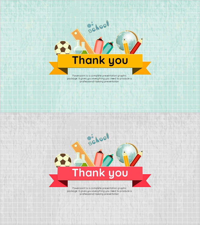 체크패턴 학습주제 엔딩 페이지 – 감동을 전하는 디자인