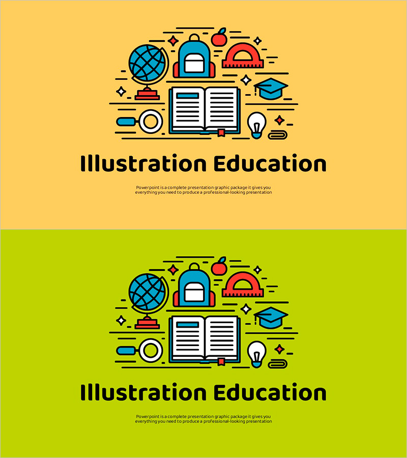 일러스트 교육 템플릿 메인표지