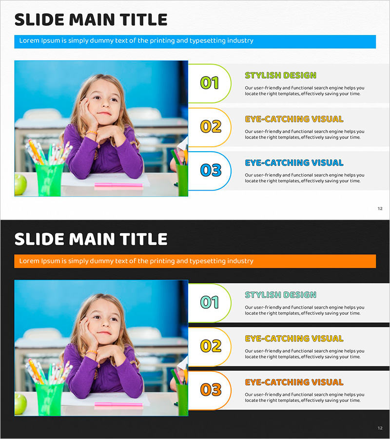 상상력과 텍스트박스 – 시각적 효과를 극대화한 슬라이드