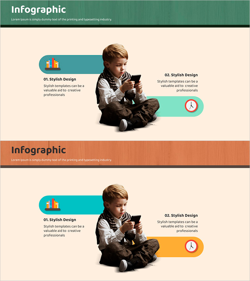 아이와 학습 인포그래픽 – 창의적인 학습 도구