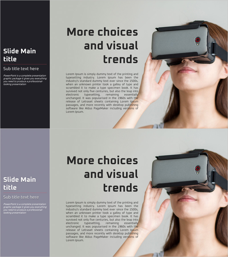 VR 서비스 사업 배경 슬라이드