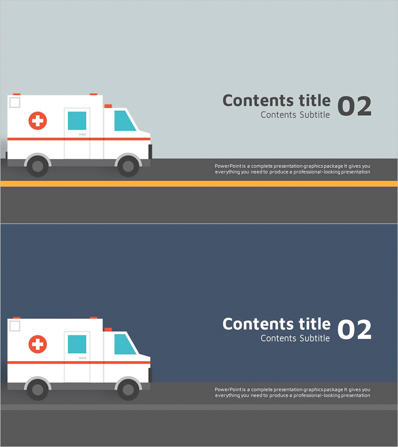 엠뷸란스 와이드 템플릿 간지 – 전문성과 신뢰