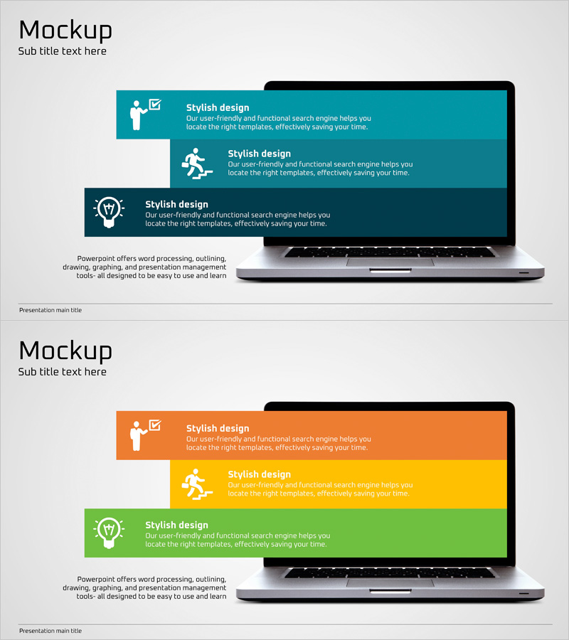 서비스 마케팅 계획 및 전략 – 파랑, 주황, 초록으로 시각화
