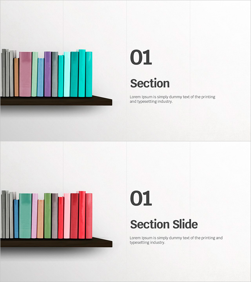 책선반 템플릿 간지 – 정보 구조를 쉽게 전달