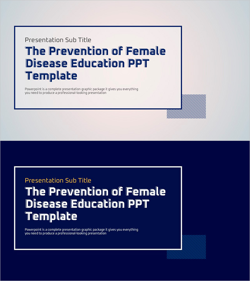 여성질병 예방 교육 탬플릿 표지