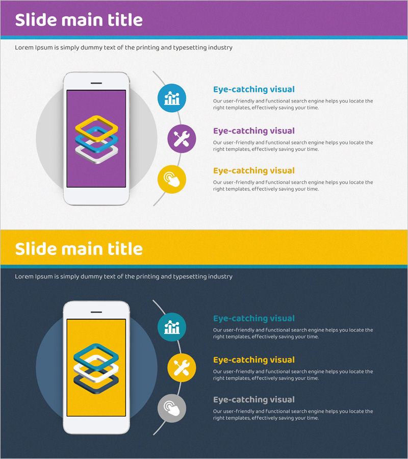 모바일 앱 서비스 분야 다이어그램 – 비즈니스 구성의 시각화