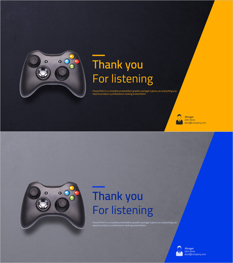 Game Controller Template Ending Cover