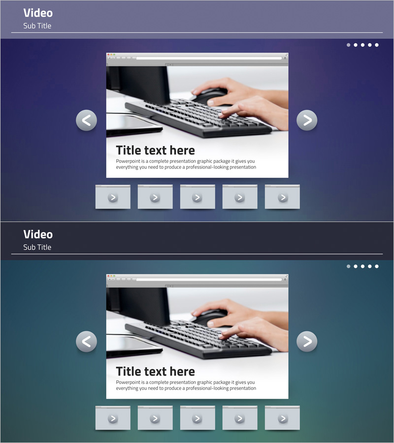 영상 프레젠테이션 템플릿 – 전문성과 신뢰를 담다