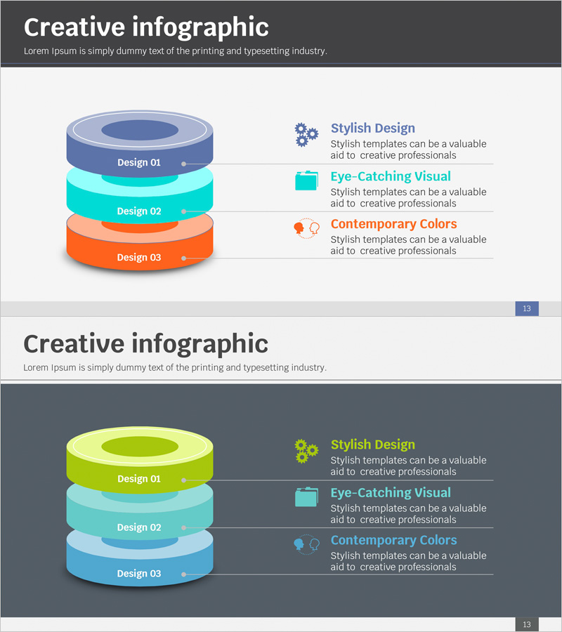 마케팅 목표 및 전략 슬라이드 – 파랑과 청록의 조화