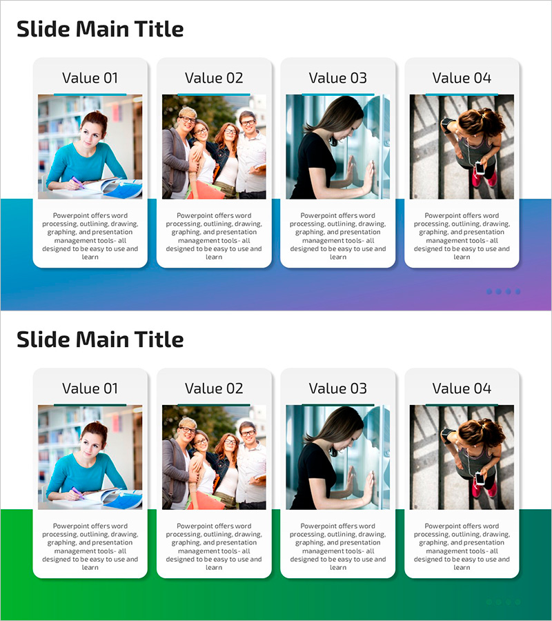캠퍼스 활동 프로그램 템플릿 – 성공과 창의성의 비전