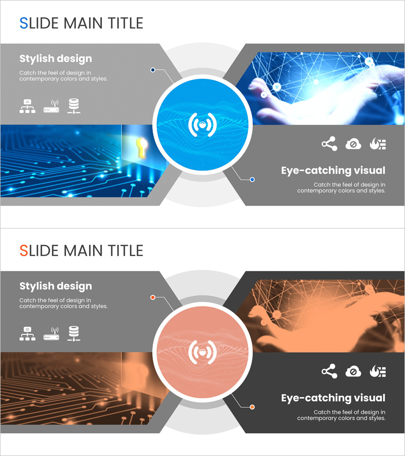 클라우드 시스템 서비스 구성도 – 현대적인 디자인과 비주얼