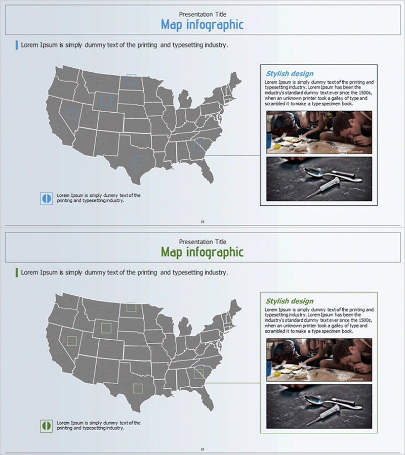미국 마약 중독자 문제점 분석 슬라이드 템플릿