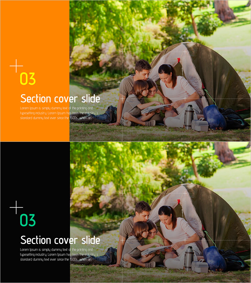 가족 캠핑 템플릿 간지 – 따뜻한 기억을 담다