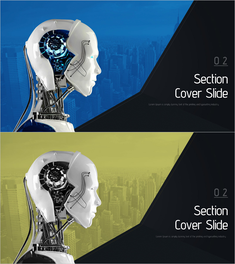 소프트 파워 템플릿 간지 – 혁신적 섹션 커버 슬라이드