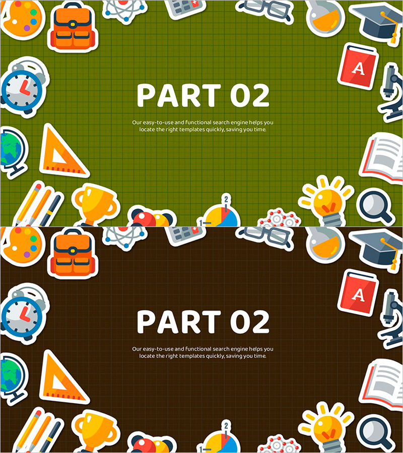 체크패턴 스쿨 템플릿 간지02 – 창의적이고 친근한 디자인의 매력