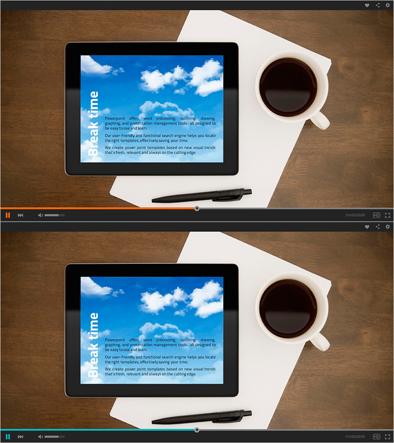 쉬는 시간 슬라이드 - 휴식과 재충전의 순간