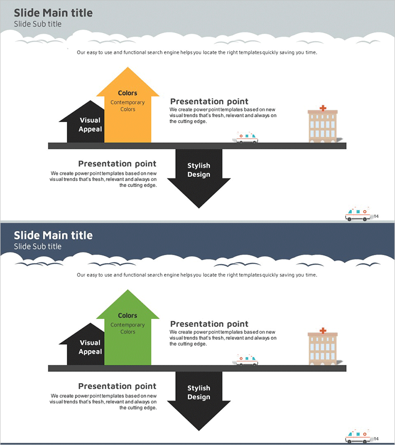 다방향 다이어그램으로 사업 전략 시각화