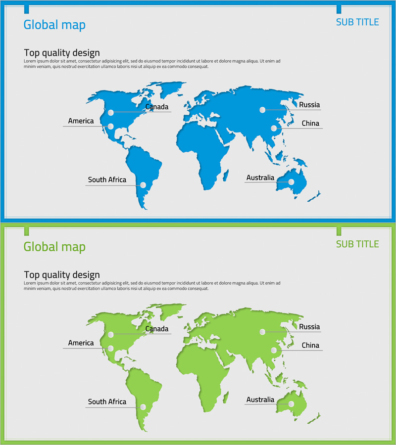 블루 그린 글로벌 지도 – 세계를 연결하는 비전