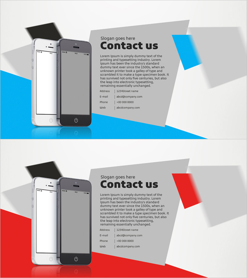 모바일 앱 서비스 회사개요 – 연락처 정보 제공