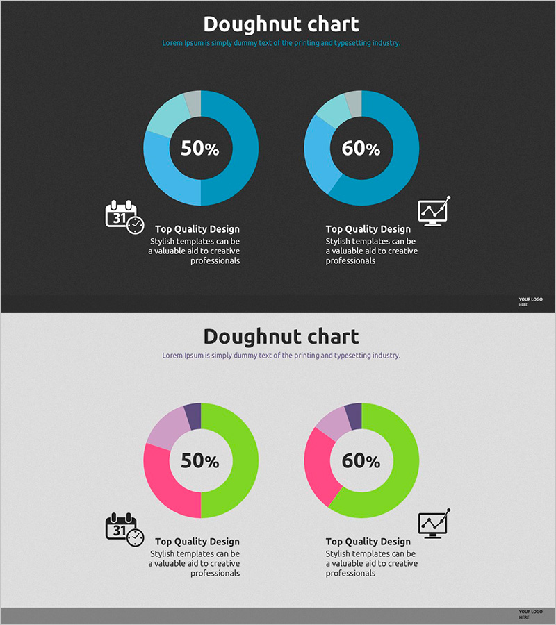 두 종류의 도넛차트 – 효과적인 시장 분석 도구