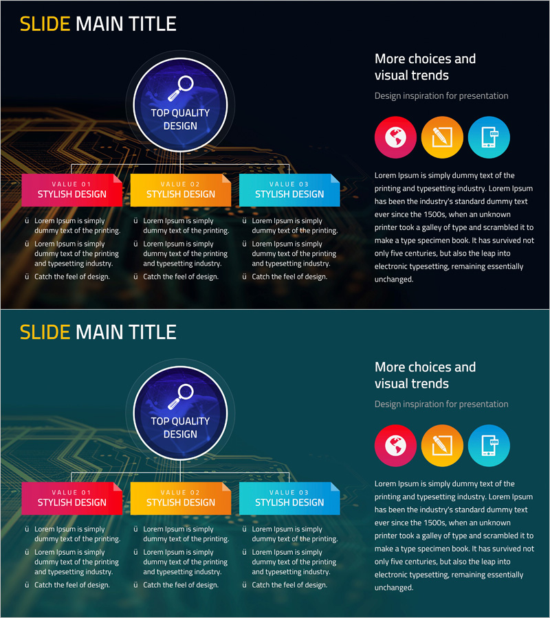 마케팅 핵심목표 다이어그램 - 전략적 목표 수립