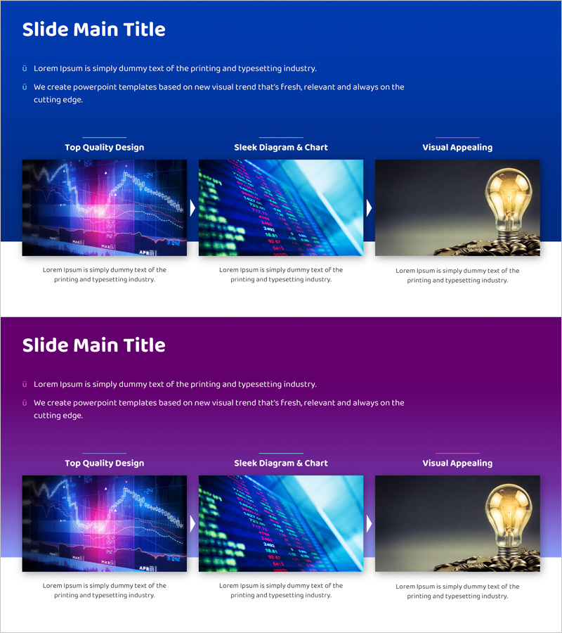 IT 금융 사업 목표 슬라이드 – 비전과 성과