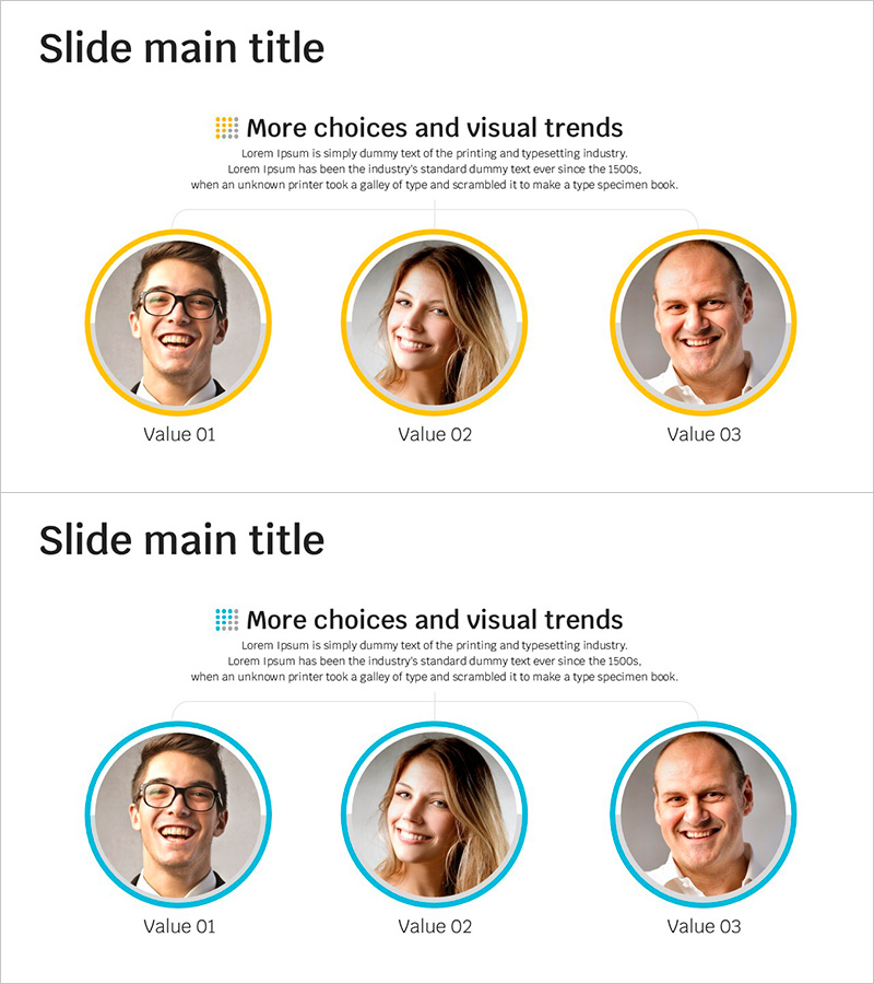강사진을 매력적으로 소개하는 슬라이드