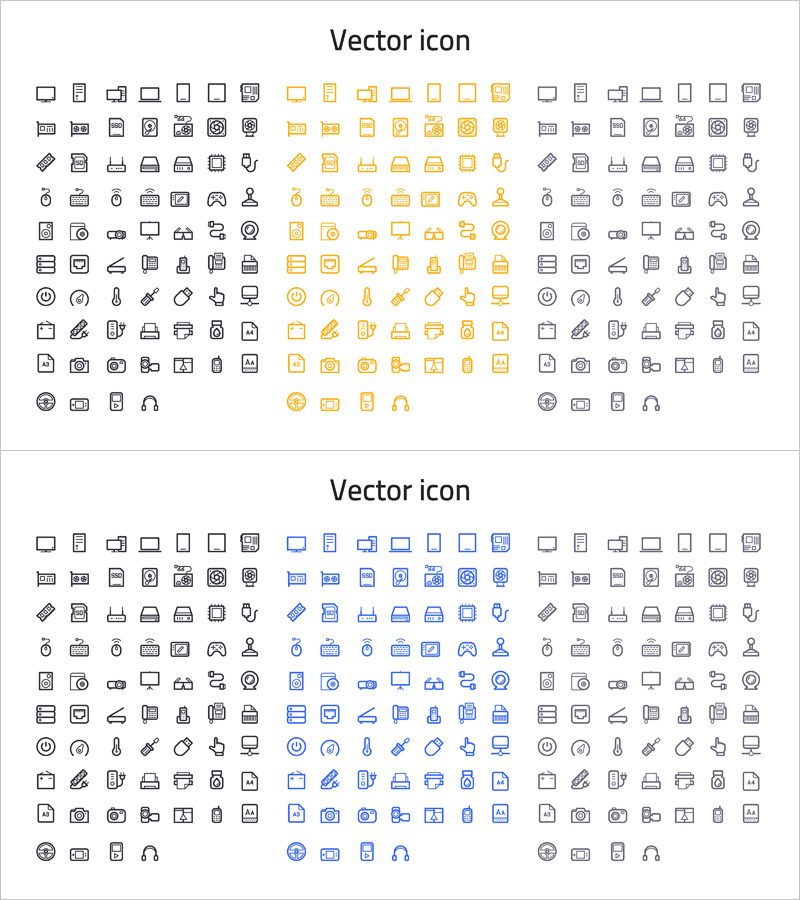 Icon Design Template – Modern and Functional