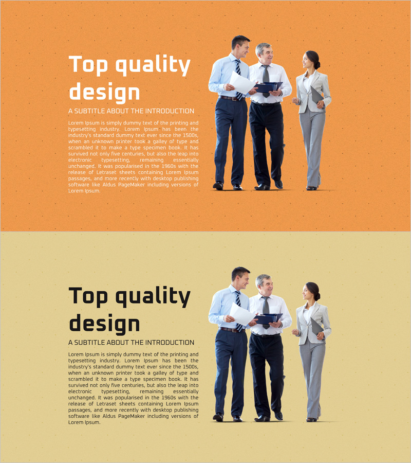 긍정적인 비즈니스 설명 슬라이드 – 사업 비전과 전략