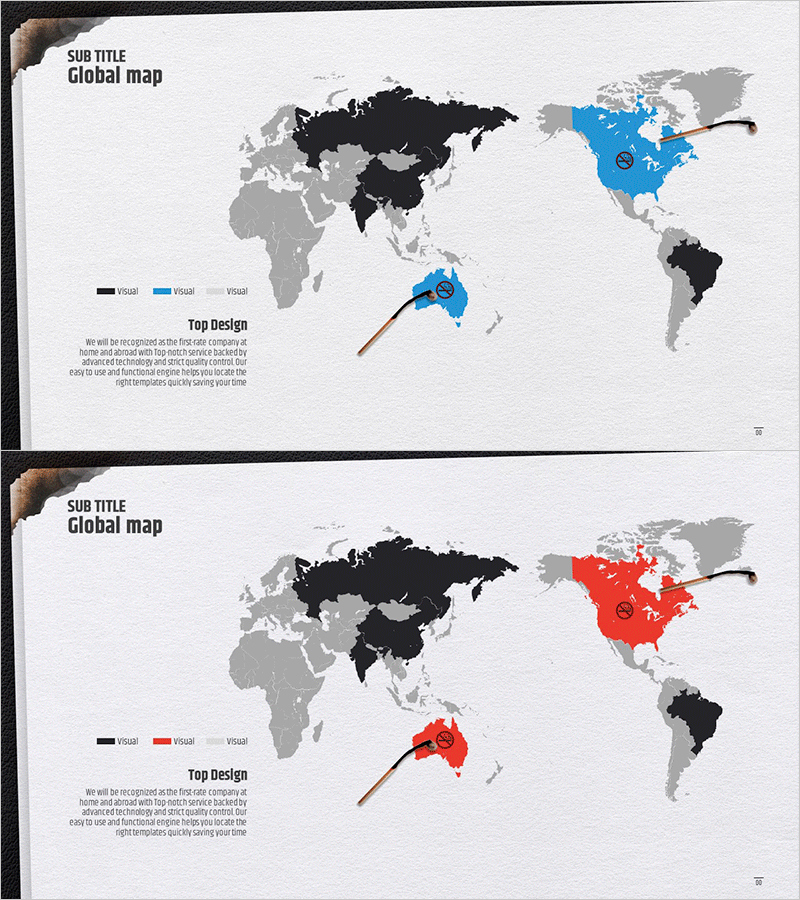 국가별 금연 구역 세계지도 - 글로벌 네트워크 시각화