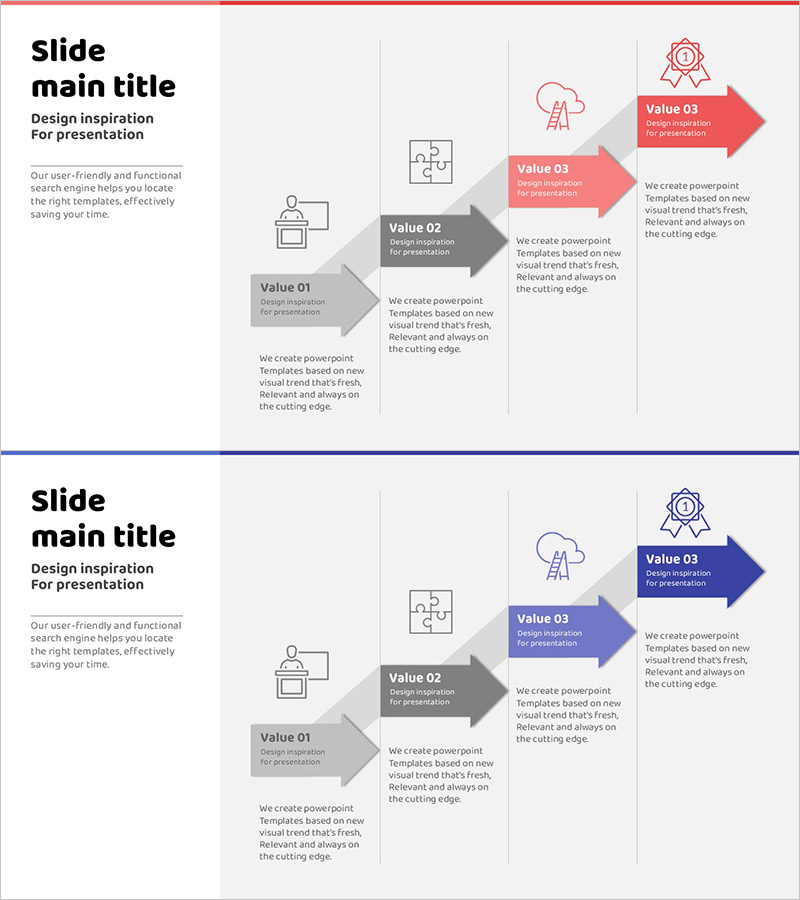 사고력과 성공의 과정 – 사업추진 경과 시각화