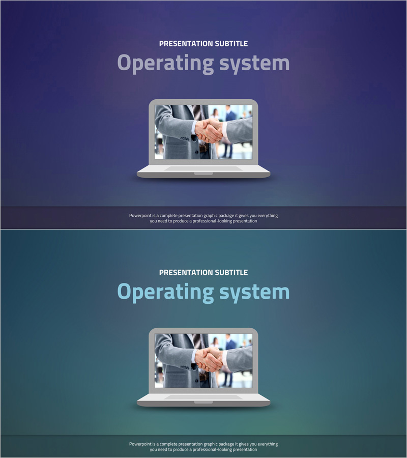 프레젠테이션 템플릿 – 운영 체제 소개