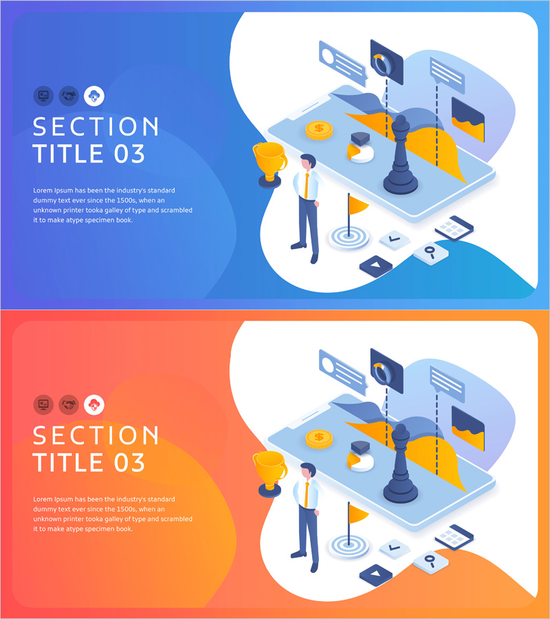 데이터 분석 일러스트 템플릿 간지 03 – 시각적 소통의 강력한 도구