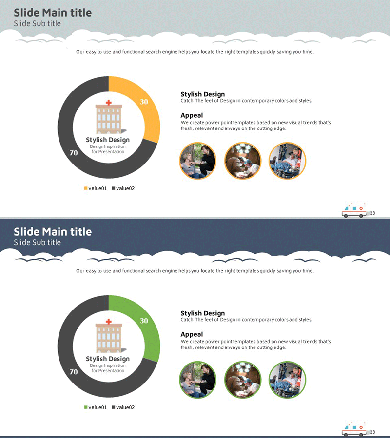 시장 현황 도넛 원형 그래프 – 데이터의 직관적 시각화