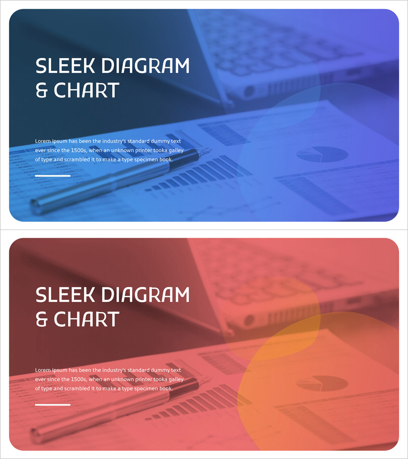 트렌디한 데이터 분석 비즈니스 인트로 PPT