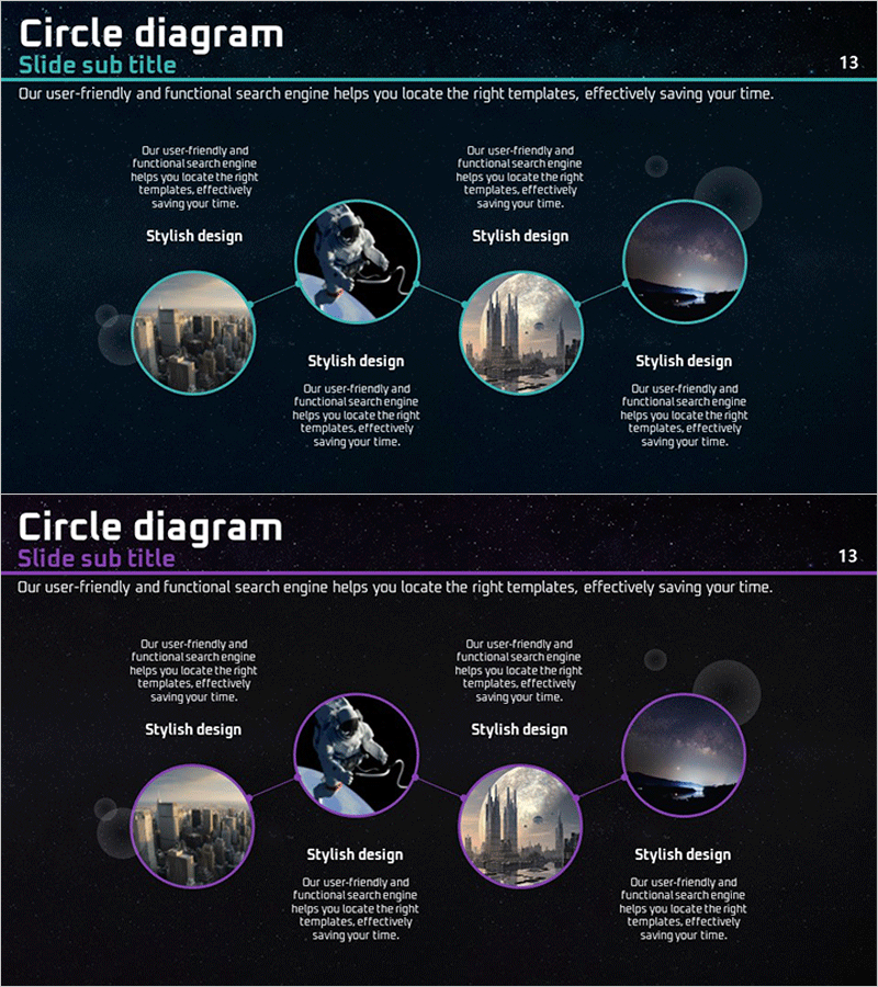 우주사업 프로그램 소개 다이어그램 – 미래를 탐험하다