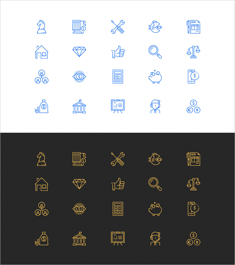 비즈니스 전략을 시각화한 인포그래픽 슬라이드