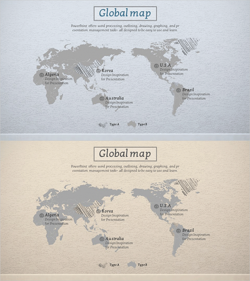글로벌 타겟 목표 세계지도 – 비즈니스 전략을 시각화하다