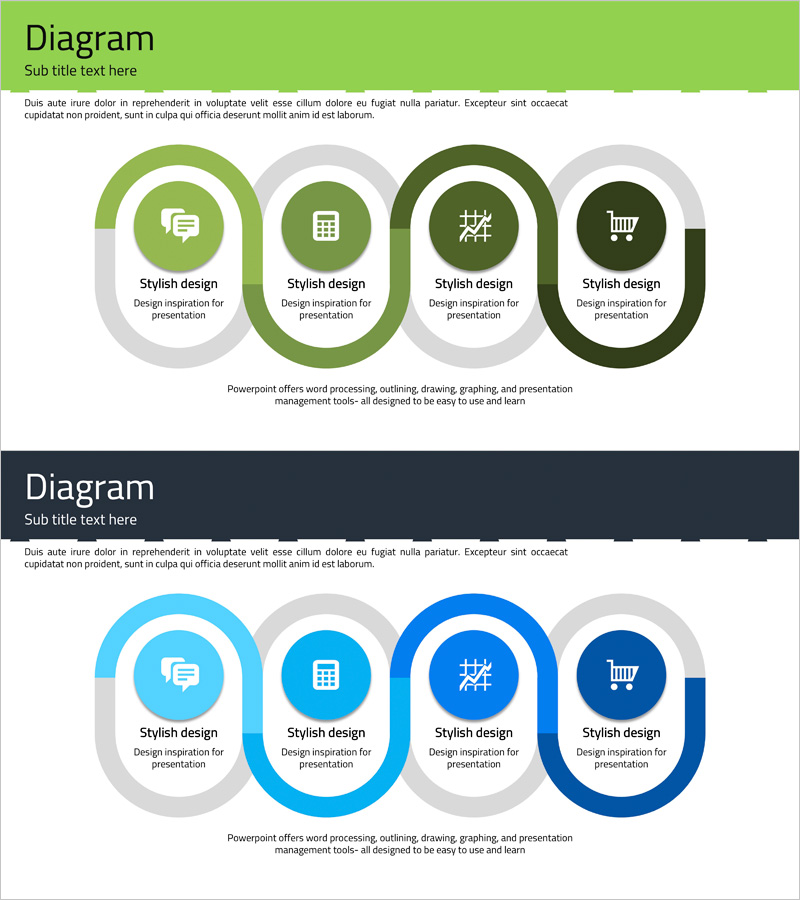 서비스 개요 및 목표 초록 남색 프레젠테이션 템플릿