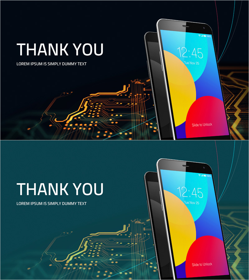 모바일 템플릿 엔딩 표지 – 실용성과 감성