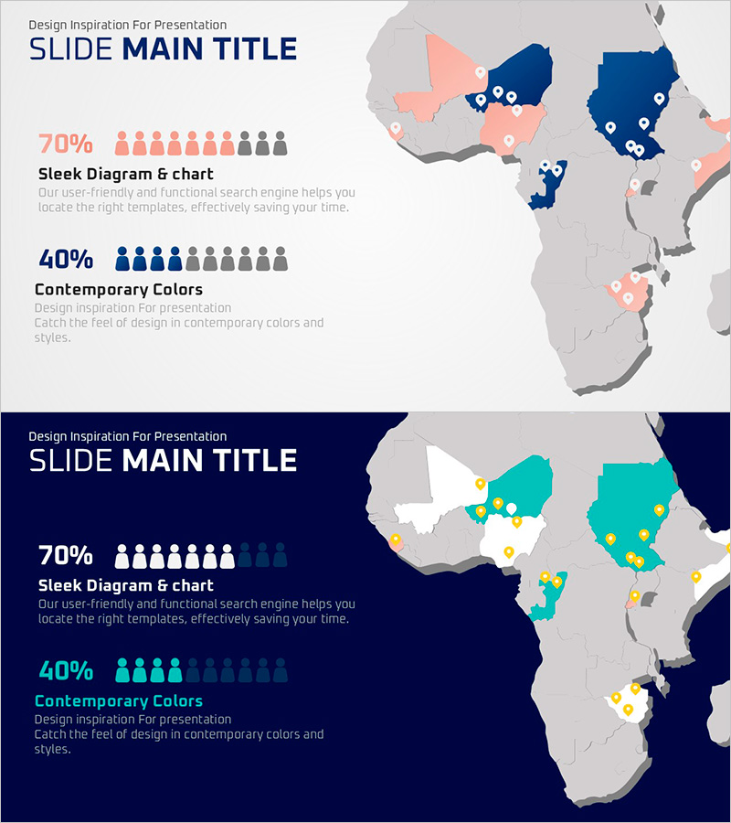 지역별 세부 고객 분석 – 데이터 시각화 슬라이드