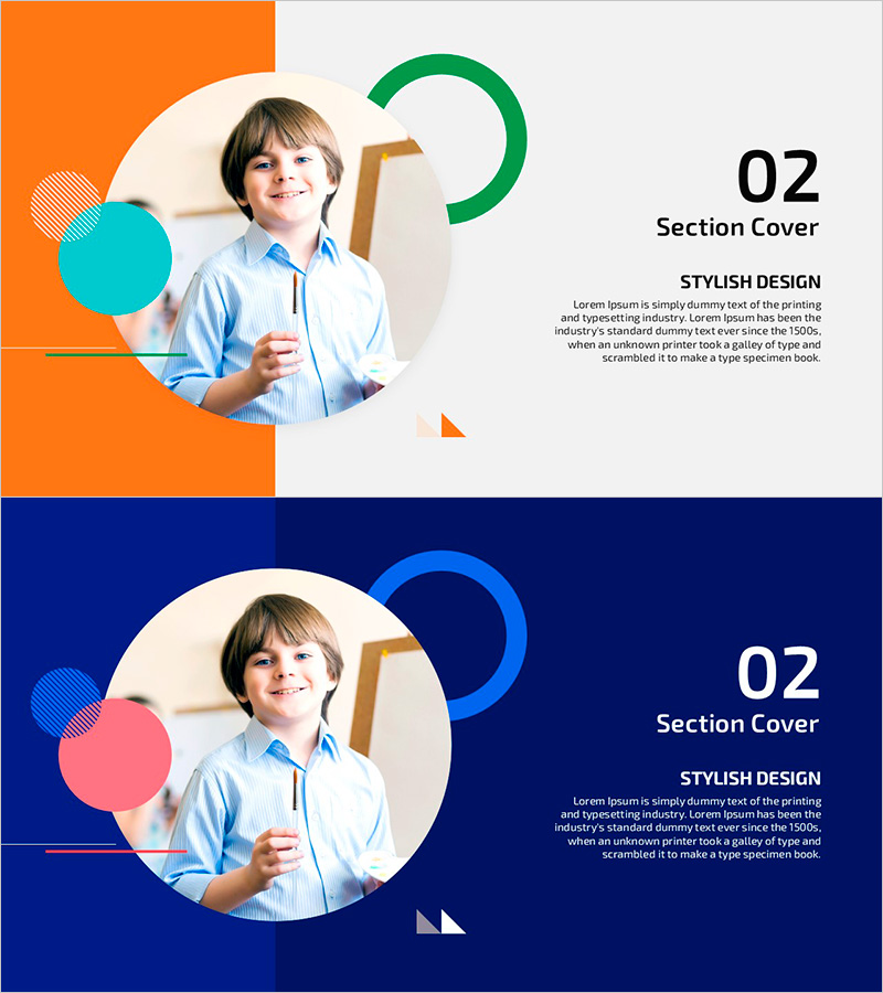 어린이 사업가 템플릿 간지 - 자신감과 창의성