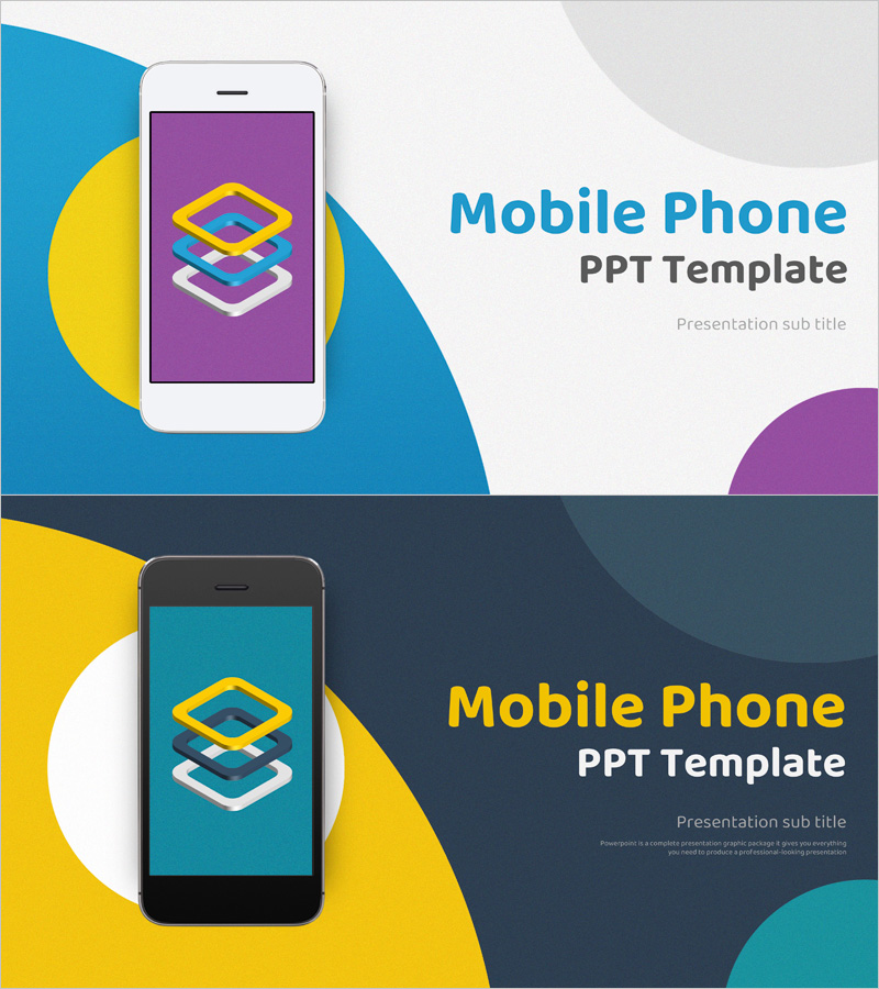 모바일 폰 템플릿 표지 – 전문적인 프레젠테이션을 위한 첫 걸음
